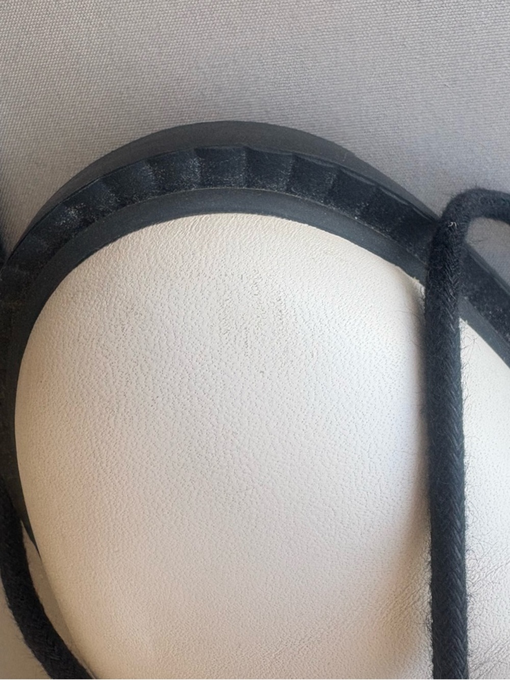 Coach White Leather Combat Boots with Black Laces - Picture 13 of 16